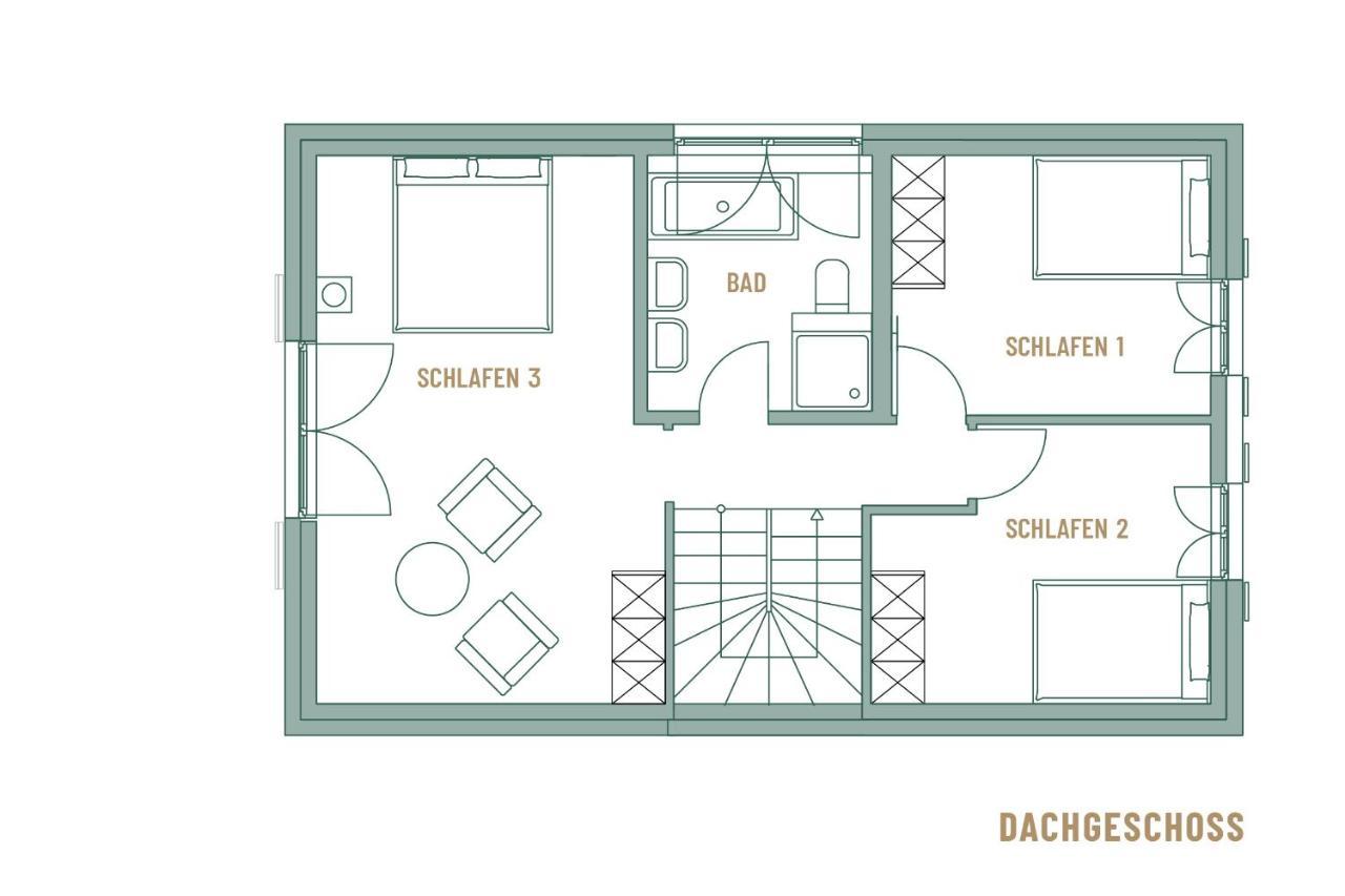 Premium Reetdachvilla mit 3 Schlafzimmern, Sauna und Kamin F05 Dranske Exterior foto