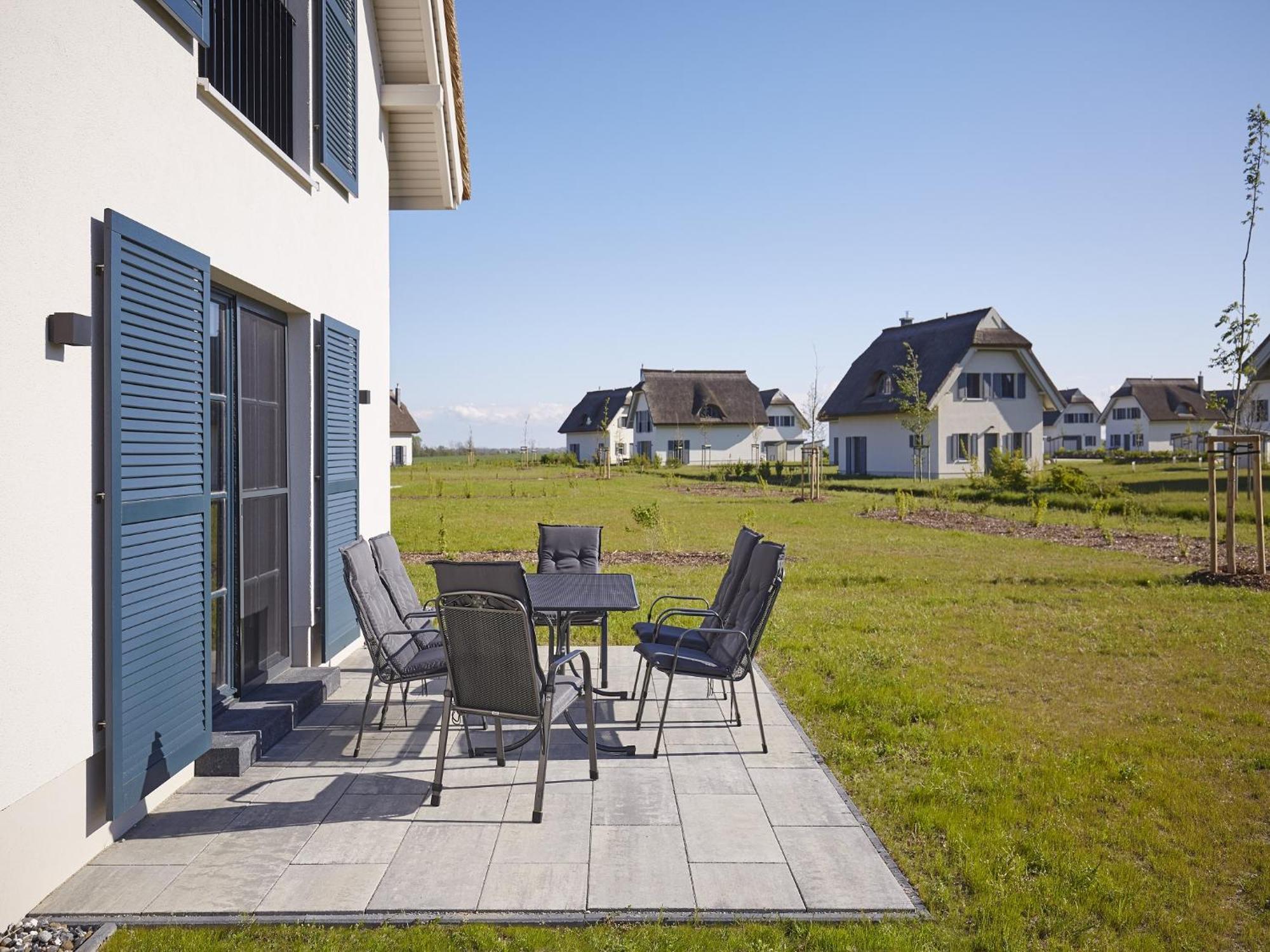 Premium Reetdachvilla mit 3 Schlafzimmern, Sauna und Kamin F05 Dranske Exterior foto